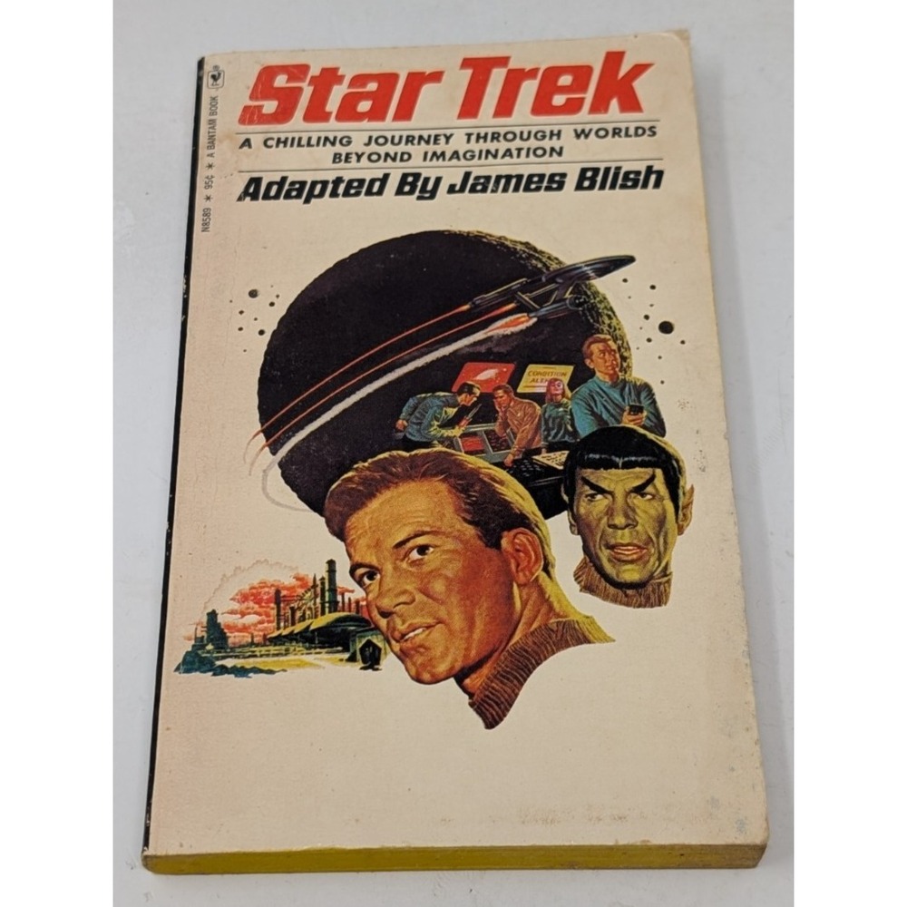 Star Trek Adapted by James Blish 1967 First Edition Bantam Books PB‎ Novel VTG